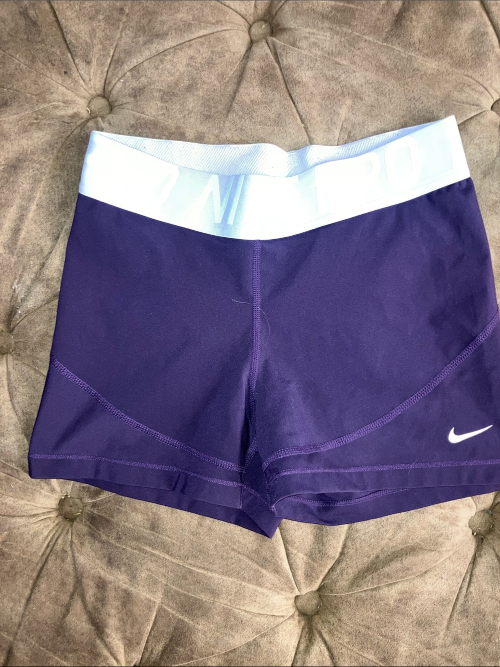 NIKE PRO Women’s Purple Athletic Compression Shorts